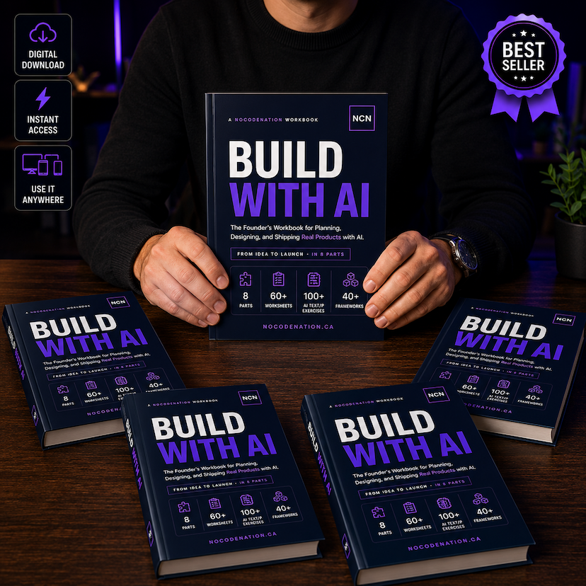 Build With AI – The Founder’s Workbook for Planning, Designing, and Shipping Real Products with AI