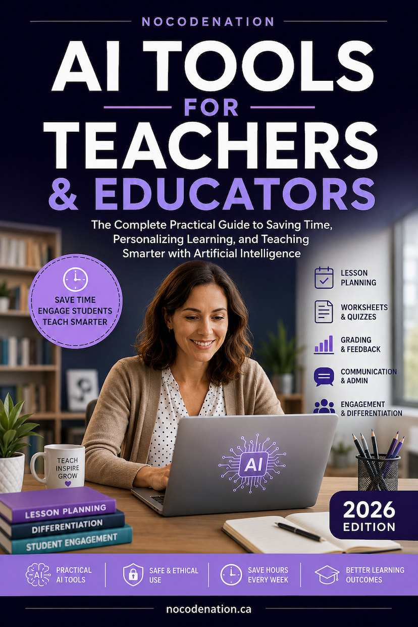 AI Tools for Teachers & Educators – The Complete Practical Guide to Saving Time, Personalizing Learning, and Teaching Smarter with Artificial Intelligence