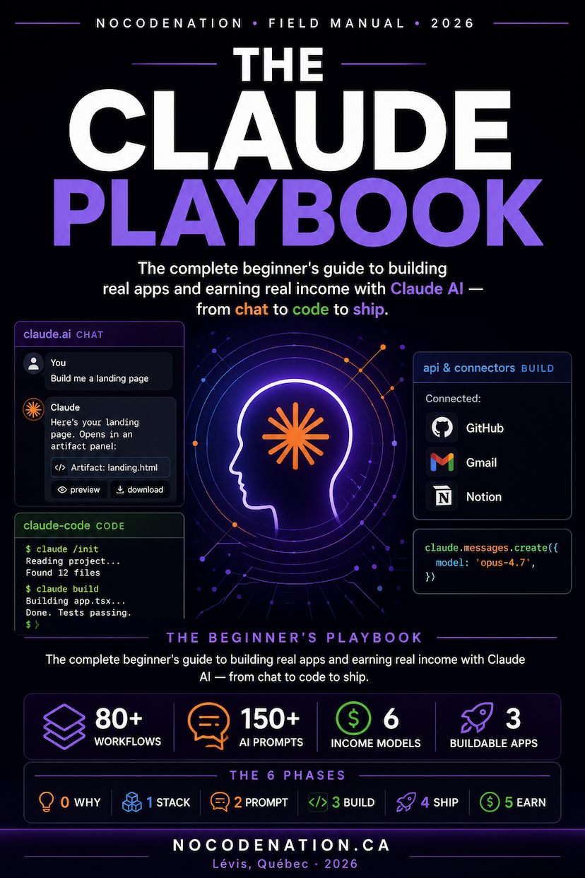 The Claude Playbook | Learn Claude AI, Claude Code & Build Profitable AI Apps