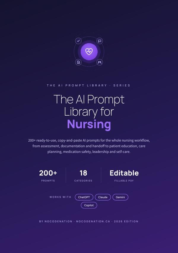 AI For Nursing — 200 AI Prompts for Nurses
