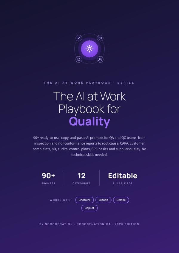 AI For Quality — 90+ Prompts for QA & QC Teams