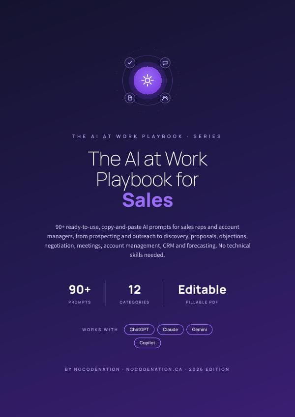 AI For Sales Team — 90+ Prompts for Sales Reps