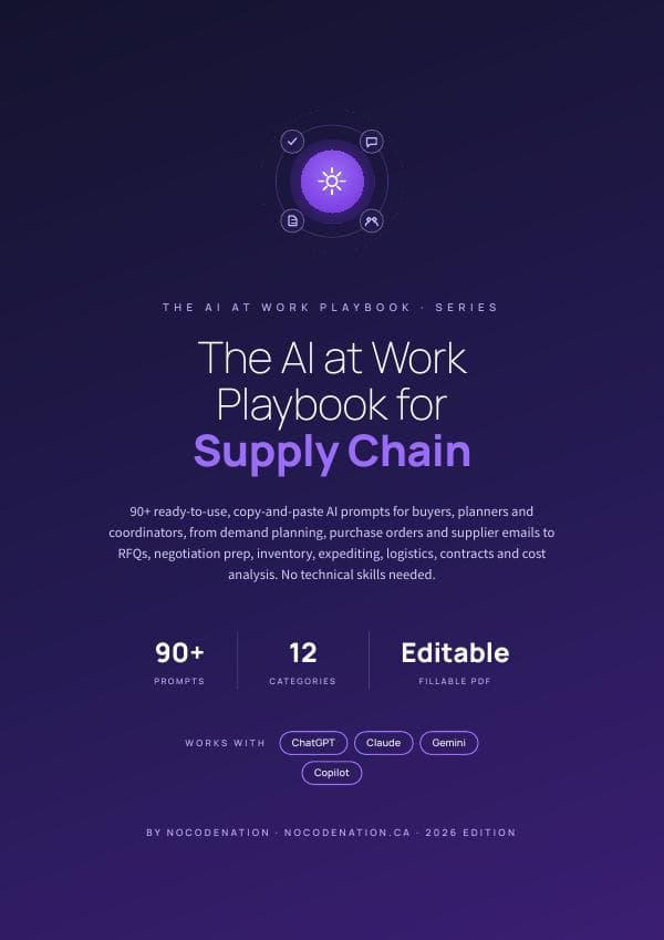 AI For Supply Chain — 90+ Prompts for Procurement
