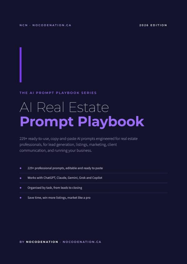 AI Real Estate Playbook — 229 AI Prompts for Realtors