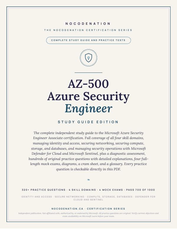 AZ-500 Study Guide — Azure Security Engineer