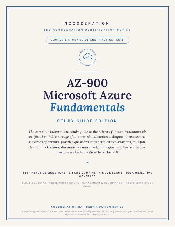 Azure Fundamentals AZ-900 Study Guide