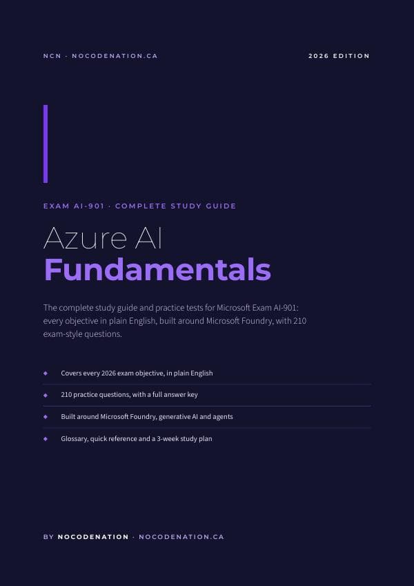 Azure AI Fundamentals AI-900 Study Guide + 210 Questions