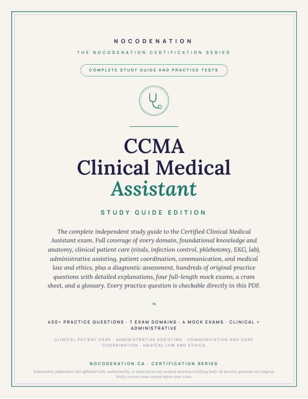 CCMA Study Guide — Clinical Medical Assistant Exam Prep