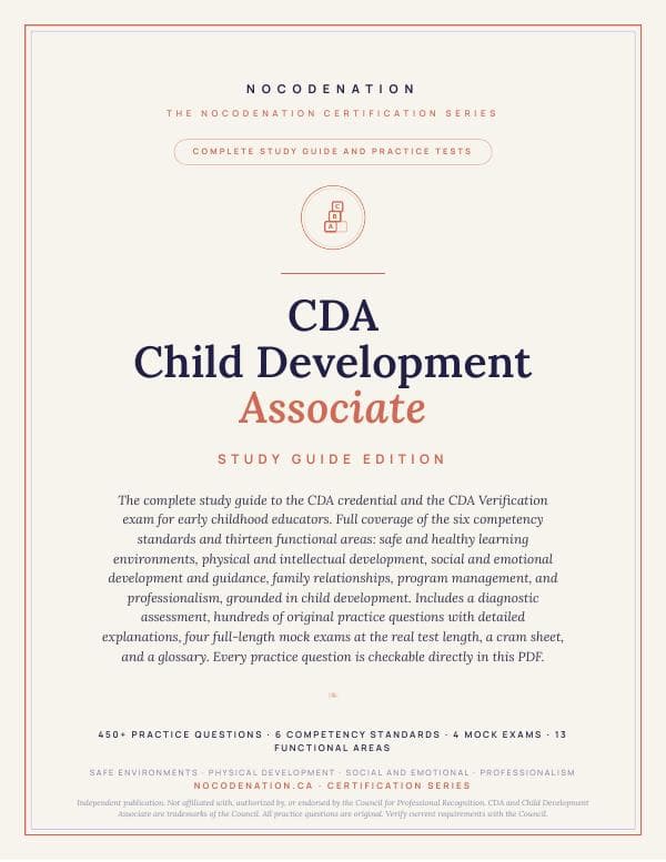 CDA Study Guide — Child Development Associate Credential