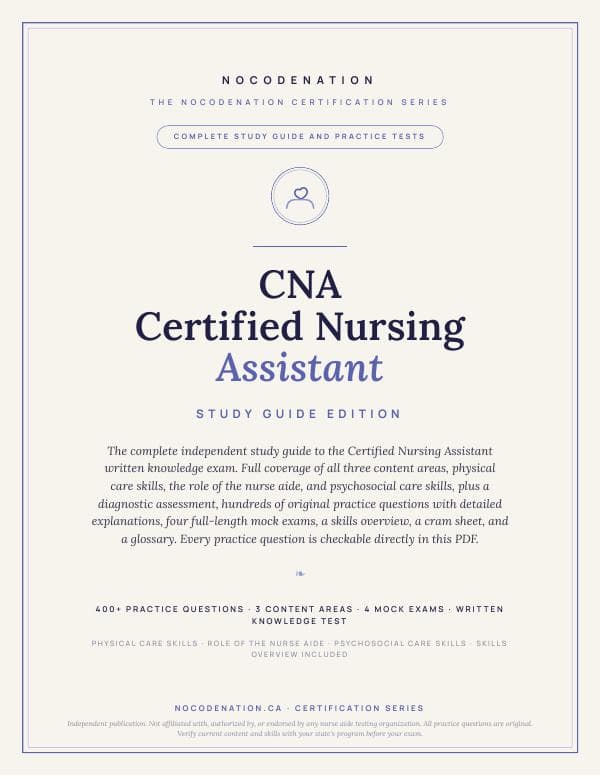 CNA Study Guide — Certified Nursing Assistant Exam Prep