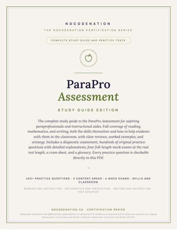 ParaPro Study Guide — Assessment Exam Prep