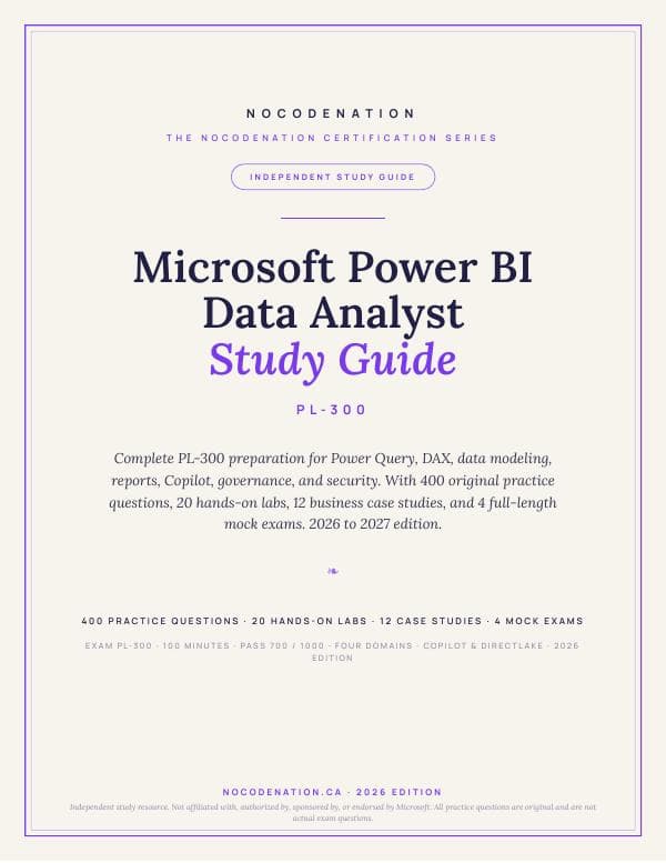 Power BI PL-300 Study Guide — Data Analyst Exam Prep
