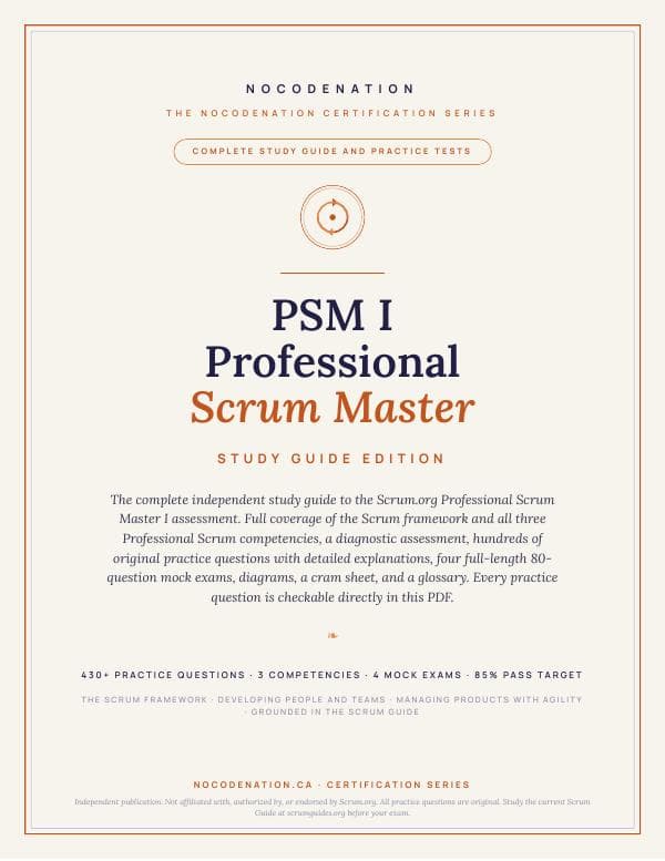 PSM I Study Guide — Professional Scrum Master